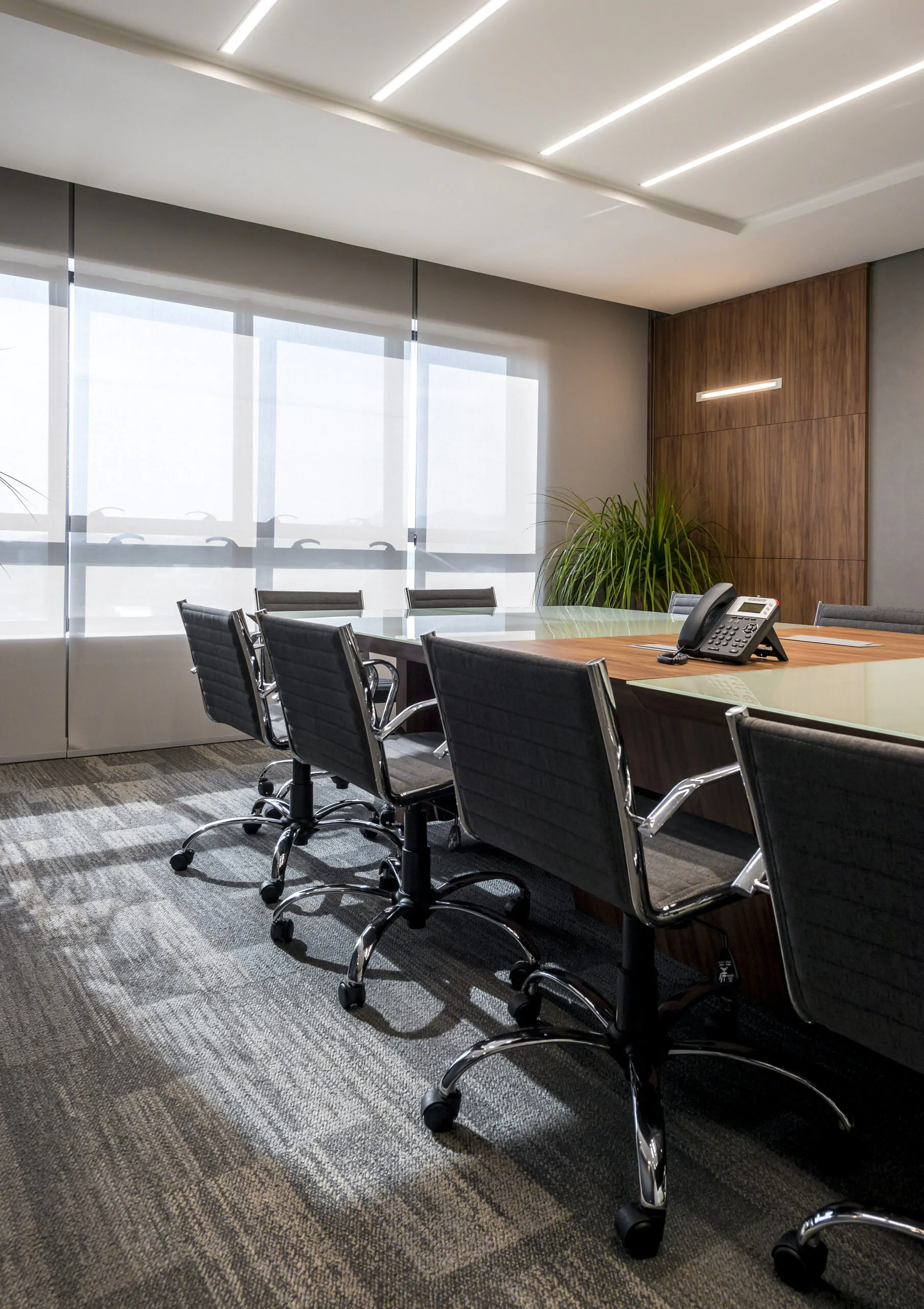 Sala de reunião da Legari Investimentos